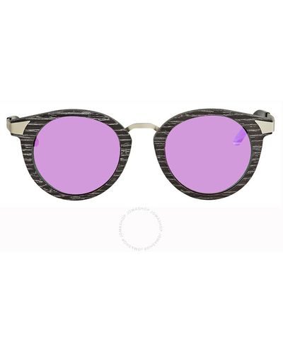 Earth Zale Wood Sunglasses - Purple