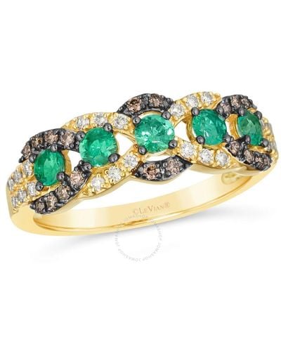 Le Vian Costa Smeralda Emeralds Ring Set - Blue