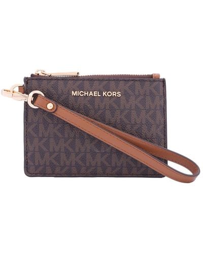Brand New Michael Kors Jet Set Travel Coin Pouch/Wallet with Key Ring  Vanilla | eBay
