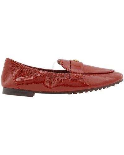 Tory Burch Smoked Paprika Ballet Loafers - Red