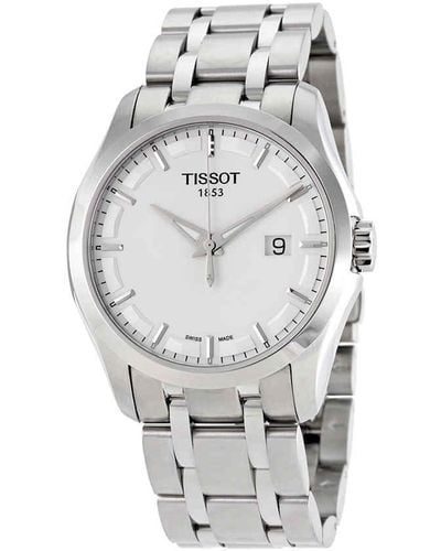 Tissot Couturier Silver Dial Watch T0354101103100 - Metallic
