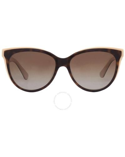 Kate Spade Polarized Brown Gradient Cat Eye Sunglasses Daesha/s 00t4/la 56 - Multicolour