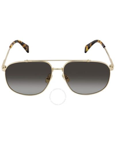 Lanvin Grey Gradient Pilot Sunglasses - Brown