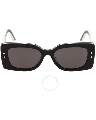 Dior Dark Gray Rectangular Sunglasses Pacific S1u 01a 53 - Brown