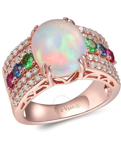 Le Vian Neopolitan Opal Ring Set - Red
