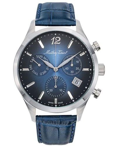 Mathey-Tissot Urban Chrono Chronograph Quartz Blue Dial Watch