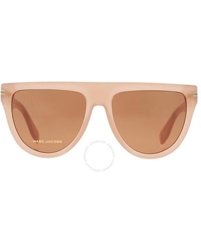 Marc Jacobs Brown Browline Sunglasses Mj 1069/s 0fwm/70 55 - Pink