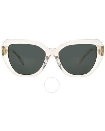 Tory Burch Miller 55mm Oversized Cat-eye Sunglasses - Green