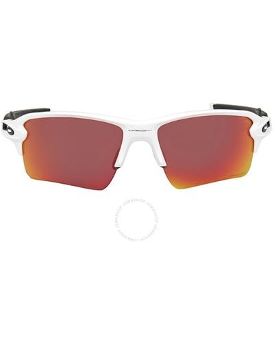 Oakley Flak Jacket 2.0 Xl Prizm Field Sport Sunglasses Oo9188 918803 - Red