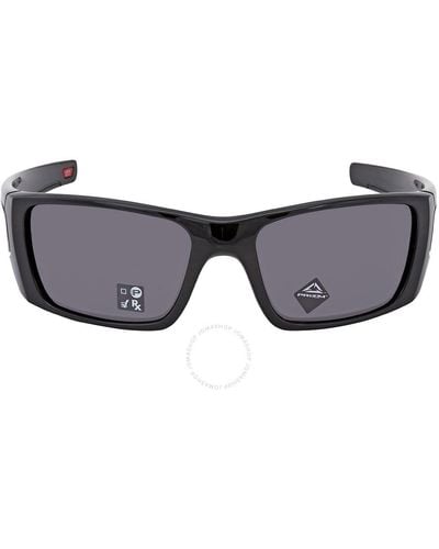 Oakley Fuel Cell Prizm Grey Wrap Sunglasses - Blue