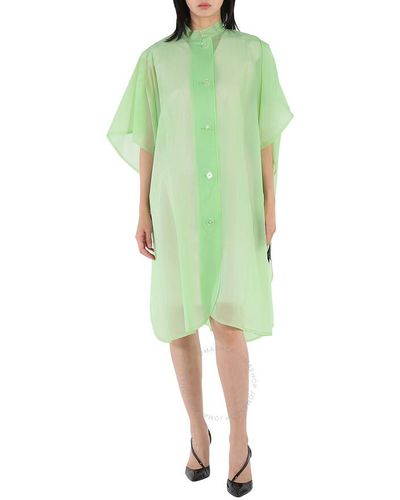 Burberry Soft-touch Plastic Poncho - Green