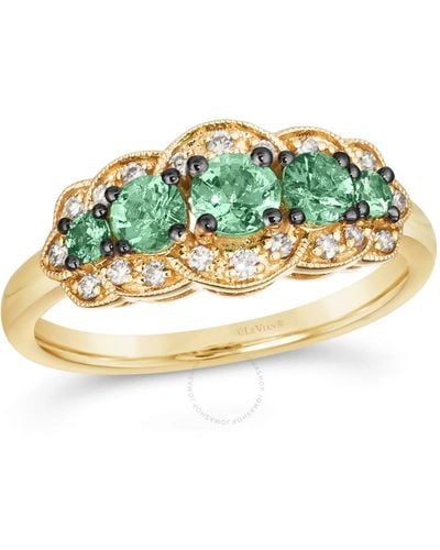 Le Vian Costa Smeralda Emeralds Ring Set - Metallic