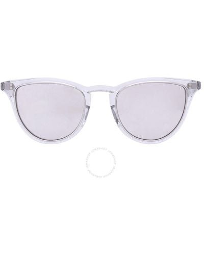 Mr. Leight Runyon Sl Platinum Cat Eye Sunglasses Ml2004 Grystn-plt/24kplt 51 - Grey