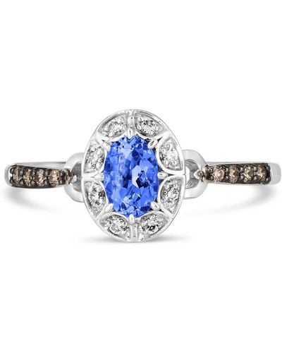 Le Vian Cornflower Sapphire Ring Set - Blue