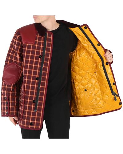 Burberry Reversible Quilted Jacket - Orange