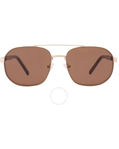 Guess Brown Oversized Sunglasses Gf5086 09e 59 for Men | Lyst UK 