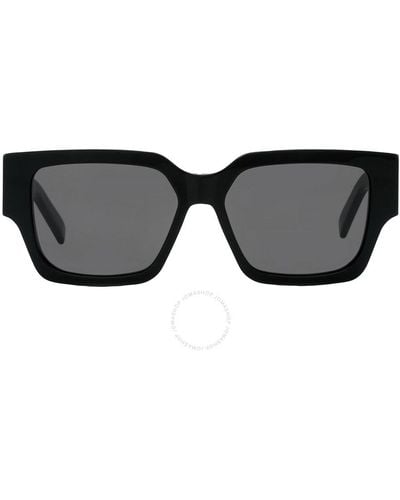 Dior Grey Square Sunglasses Dm40013u 05v 55 - Black