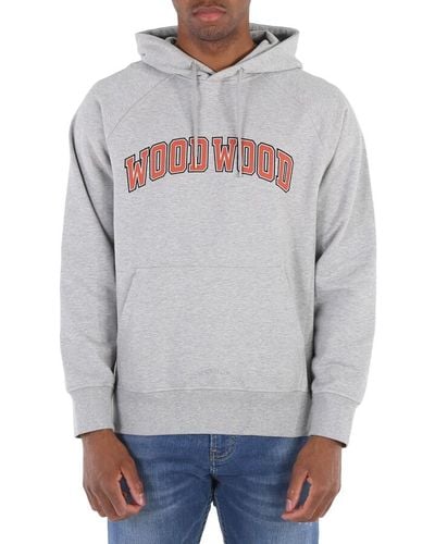 WOOD WOOD Fred Ivy Hoodie - Gray