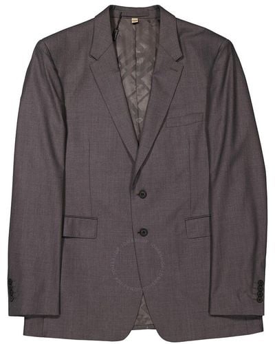 Burberry Millbank Suit Blazer - Grey