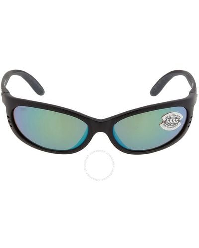 Costa Del Mar Fathom Green Mirror Polarized Glass Sunglasses Fa 11 Ogmglp 61