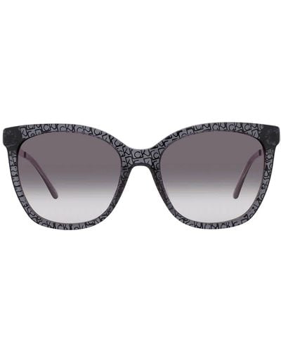 Calvin Klein Gradient Cat Eye Sunglasses - Grey