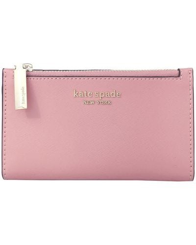 Kate Spade Spencer Small Slim Bifold Wallet - Pink