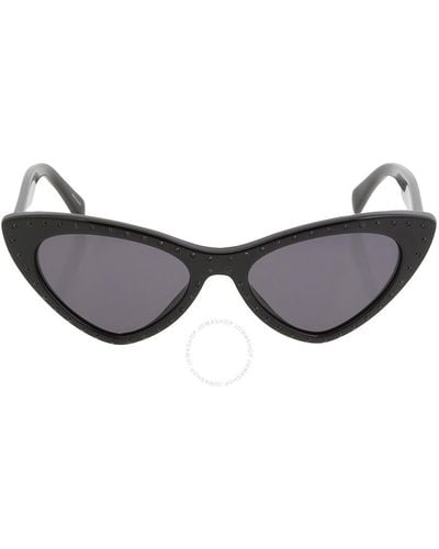 Moschino Cat Eye Sunglasses Mos006/s 02m2/ir 52 - Gray
