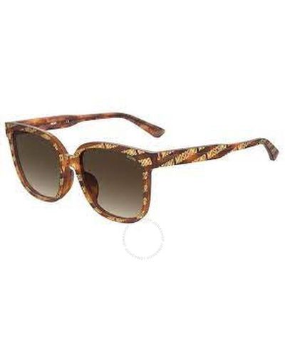 Moschino Brown Gradient Square Sunglasses Mos134/f/s 0h7p/ha 58