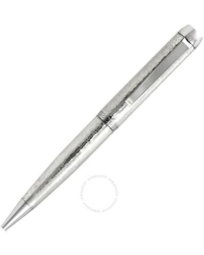 Georg Jensen Smithy Hammered Sterling Silver Ballpoint Pen - Metallic