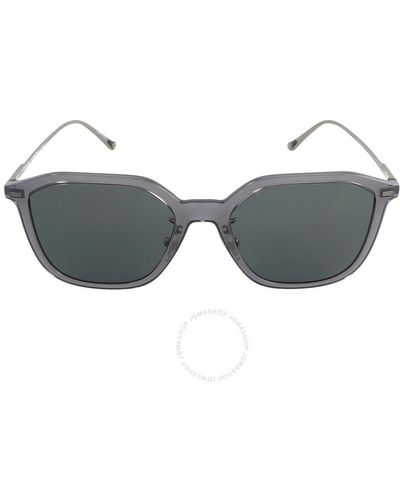 COACH Dark Gray Geometric Sunglasses