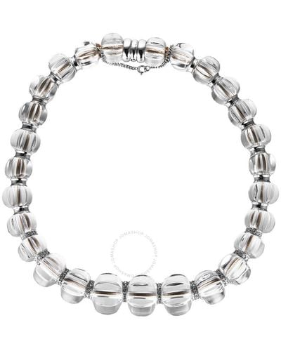 Baccarat Sherazade Crystal & Diamond Necklace - Metallic