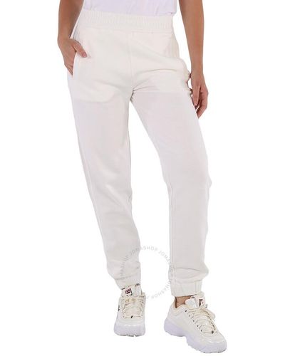 Moncler Cotton jogging Trousers - White