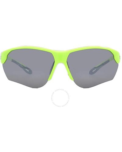 Under Armour Silver Sport Sunglasses Ua Compete/f 00ie/qi 68 - Gray