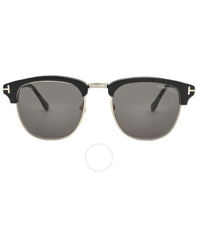 Tom Ford Henry Gray Square Sunglasses Ft0248 05n 51