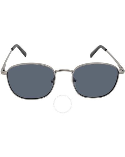 Calvin Klein Square Sunglasses Ck20122s 008 52 - Blue