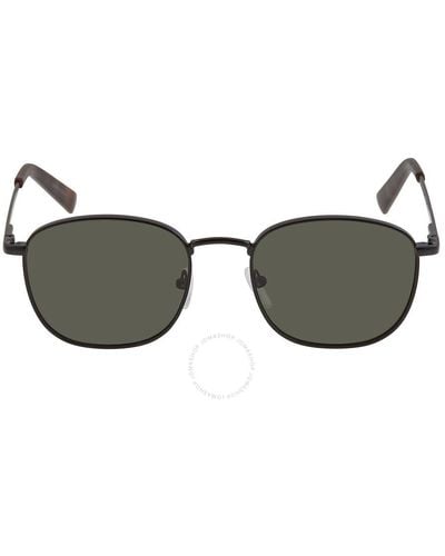 Calvin Klein Green Square Sunglasses - Brown