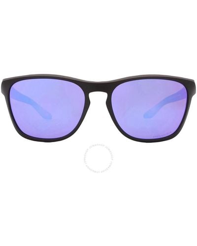 Oakley Manorburn Prizm Violet Square Sunglasses Oo9479 947903 56 - Blue
