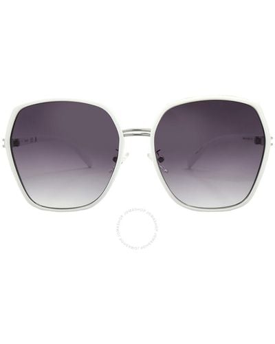 Guess Factory Smoke Gradient Butterfly Sunglasses Gf0407 21b 59 - Purple