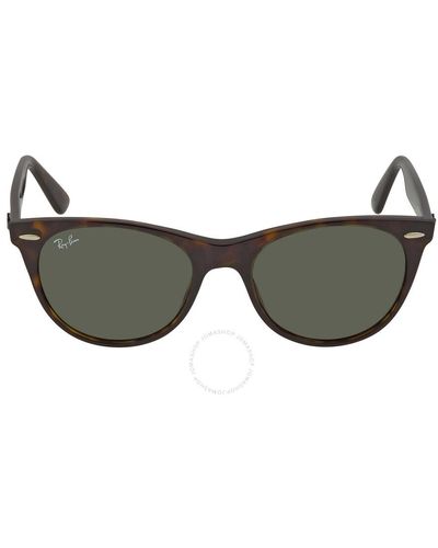 Ray-Ban Wayfarer Ii Classic Sunglasses Rb2185 902/31 52 - Brown