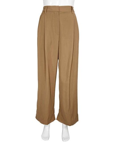 3.1 Phillip Lim Cropped Straight Tailored Trousers - Natural