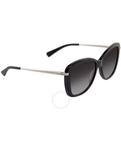 Longchamp Gradient Butterfly Sunglasses Lo616s 005 56 - Black