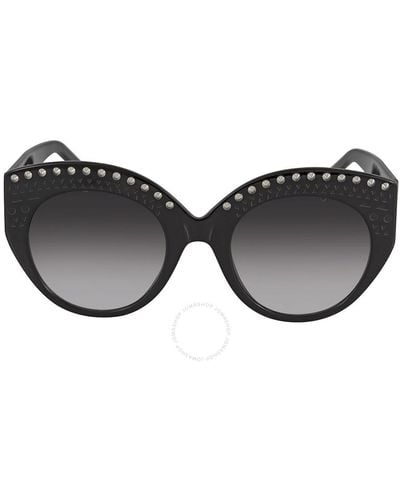 Alaïa Azzedine Gray Gradient Cat Eye Sunglasses