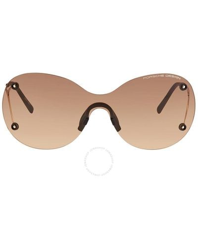 Porsche Design Gradient Shield Sunglasses P8621 B 99 - Brown