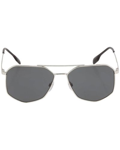 Burberry Ozwald Dark Gray Irregular Sunglasses