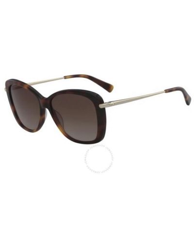 Longchamp Gradient Butterfly Sunglasses Lo616s 725 56 - Brown