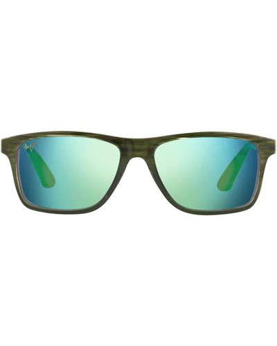 maui jim green sunglasses