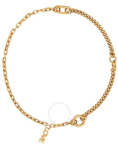 Burberry Gold-plated Love Necklace - Metallic