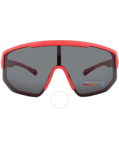 Polaroid Polarized Grey Shield Sunglasses Pld 7047/s 00z3/m9 99