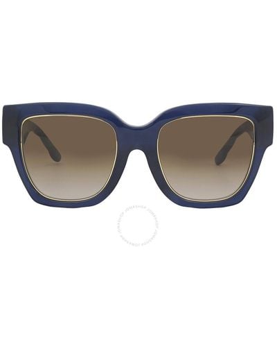 Tory Burch Kira Square Sunglasses - Blue