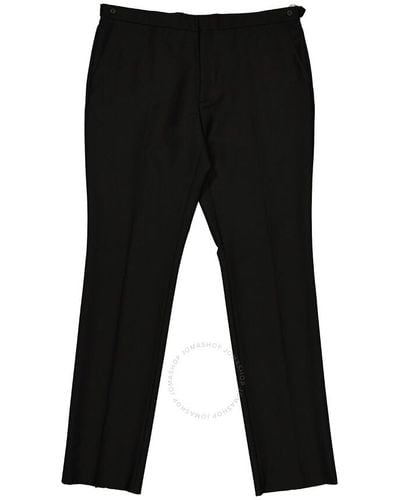 Burberry Millbank New Basic Aaqle Regular Fit Formal Trousers - Black